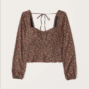 Gently Used Abercrombie Sweetheart Blouse, Size Medium